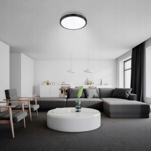 Plafonjera 2xE27 za LED IP44 SOLEN okrogla s senzorjem - slika 14