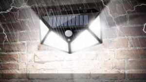 LED solarna stenska svetilka 5W 6500K 250lm IP65 s senzorjem - slika 5