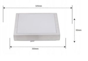 LED plafonjera 18W 4000K 1260lm IP44 140° SOLEN - slika 5