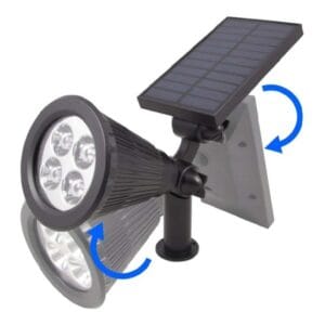 LED solarna vrtna svetilka 2W 120lm 60° IP65 - slika 5