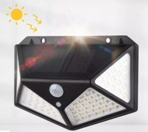 LED solarna stenska svetilka 5W 6500K 250lm IP65 s senzorjem - slika 3