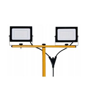 LED reflektor 2x50W +stojalo 4500K 80lm/W IP65 - komplet - slika 6