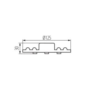 LED magnetni modul 12W 4000K 1300lm 230V - slika 5