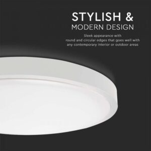 LED plafonjera 18W 1800lm IP44 VT - slika 4
