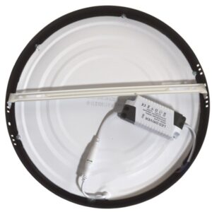 LED panel 24W nadgradni 4000K 1800lm IP20 + napajalnik črn - slika 3