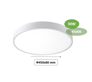LED stropna svetilka 30W 2250lm 400mm IP20 120° - slika 9