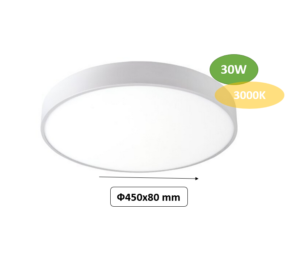 LED stropna svetilka 30W 2250lm 400mm IP20 120° - slika 10