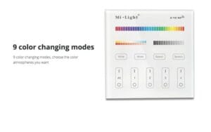 Stenski UPRAVLJALNIK Mi-light nadgradni RGB+CCT FUT-B4 - slika 8