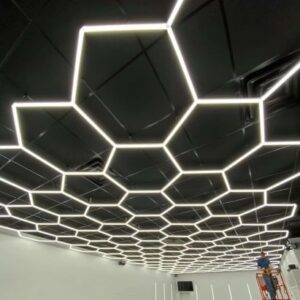 Modularni sistem razsvetljave HEXAGON LED 192W 3500K 297x206 cm - slika 4