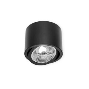 Stropna svetilka 1xGU10 AR111 za LED 139x100mm IP20 gibljivo ohišje okrogla - slika 8