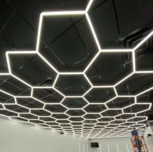 Modularni sistem razsvetljave HEXAGON LED 768W 3000K 58.740lm 243x483 cm - slika 4