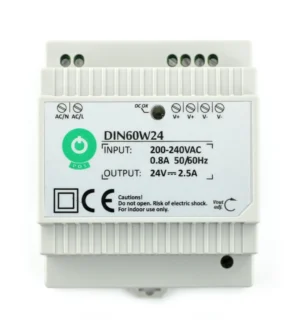 LED napajalnik 60W 24V 2,5A za DIN letev - slika 3