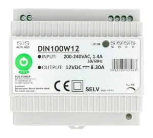 LED napajalnik 100W 12V 8,3A za DIN letev - slika 3
