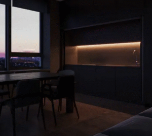 ALU profil KOTNI ČRN 2m LED trak 15,8x15,8 - komplet - slika 16