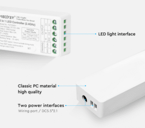 Kontroler Mi-light za MONO+CCT+PUSH LED trak RF2.4G DC12-24V 12A/kanal - slika 12