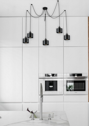 Viseča svetilka 5xE27 za LED IP20 ELZA - slika 3