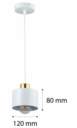 Viseča svetilka 1xE27 za LED IP20 ELZA - slika 5