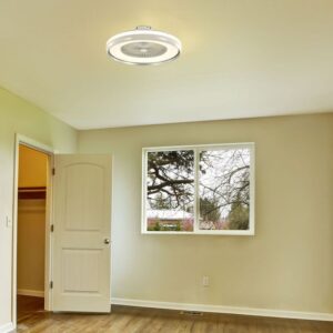LED plafonjera 45W+ventilator CCT 3000lm 60cm IP20 - slika 5