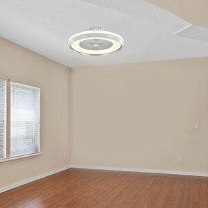 LED plafonjera 45W+ventilator CCT 3000lm 60cm IP20 - slika 6