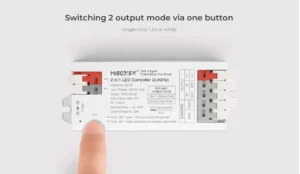 Kontroler Mi-light za MONO+CCT LED trak RF2.4G DC12-24V 12A/kanal s hitrimi sponkami - slika 6