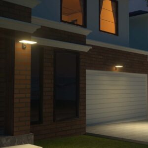 LED solarna svetilka 15W 2000lm IP65 240° pregibna s senzorjem - slika 22