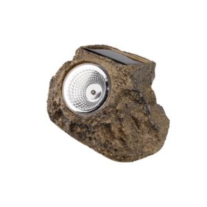LED solarna svetilka 0,06W 3000K 10lm 14,5cm IP44 kamen - slika 3