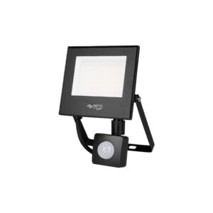 LED reflektor s senzorjem gibanja PIR slim 4500K IP65 črn TIGA - slika 7