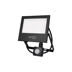 LED reflektor s senzorjem gibanja PIR slim 4500K IP65 črn TIGA - slika 8