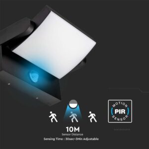 LED stenska svetilka 17W 3000K/4000K 2520lm IP65 s senzorjem - slika 9