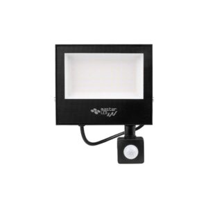 LED reflektor s senzorjem gibanja PIR slim 4500K IP65 črn TIGA - slika 4