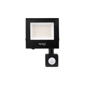 LED reflektor s senzorjem gibanja PIR slim 4500K IP65 črn TIGA - slika 3