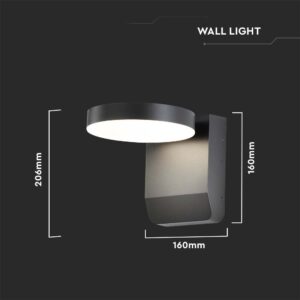 LED stenska svetilka 17W 3000K/4000K 2480lm IP65 - slika 6