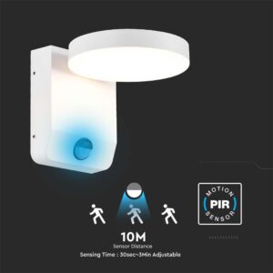 LED stenska svetilka 17W 3000K/4000K 2480lm IP65 s senzorjem - slika 8