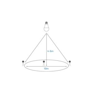 LED sijalka E27 A60 9W 820lm 220° mikrovalovni senzor - slika 4