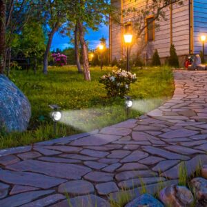 LED solarna vrtna svetilka 0,4W 6500K 50lm 11cm IP44 - slika 9