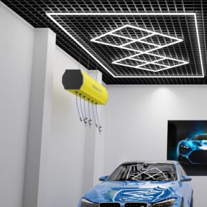 Modularni sistem razsvetljave HEXAGON LED 432W 6500K 243x484 cm - slika 4