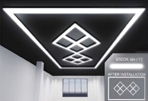 Modularni sistem razsvetljave HEXAGON LED 432W 6500K 243x484 cm - slika 5