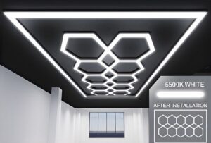 Modularni sistem razsvetljave HEXAGON LED 632W 6500K 243x484 cm - slika 3