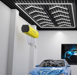 Modularni sistem razsvetljave HEXAGON LED 432W 6500K 243x484 cm - slika 3