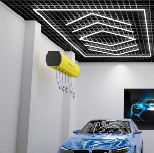 Modularni sistem razsvetljave HEXAGON LED 432W 6500K 243x484 cm - slika 4