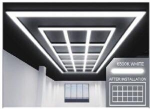 Modularni sistem razsvetljave HEXAGON LED 576W 6500K 243x484 cm - slika 3
