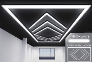 Modularni sistem razsvetljave HEXAGON LED 432W 6500K 243x484 cm - slika 5