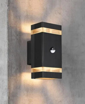 Stenska svetilka 2xGU10 za LED IP65 s senzorjem HANA - slika 5