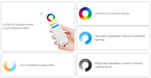 5v1 zatemnilni napajalnik za RGB+CCT LED trak RF2.4G+WiFi DC24V Mi-light - slika 5