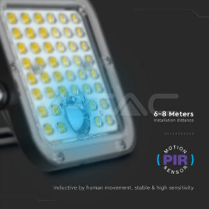 LED solarni reflektor 10W 4000K+6000K 1500lm IP65 120° s senzorjem - slika 3