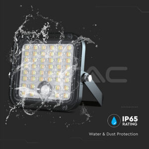 LED solarni reflektor 10W 4000K+6000K 1500lm IP65 120° s senzorjem - slika 5