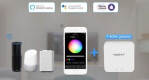 Kontroler Mi-light za RGB\RGBW\RGB+CCT LED trak RF2.4GHz DC12-24V 6A/kanal s hitrimi sponkami - slika 7