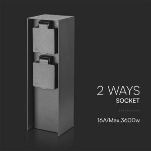 Talni zunanji razdelilnik 2xvtičnica 230V - slika 5