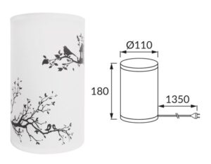 Namizna svetilka 1xE14 za LED IP20 ZYTA - slika 10