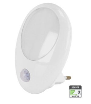 Svetilka za vtičnico 1W 3000K/4000K 40lm s senzorjem
